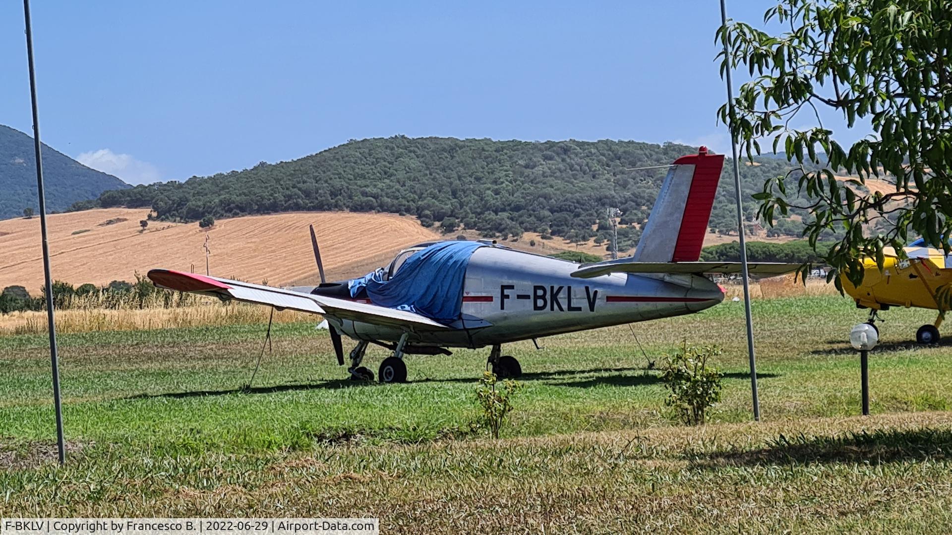 F-BKLV, Morane-Saulnier MS-885 Super Rallye C/N 162, At Aviosuperficie Monti della Tolfa LI-RM06