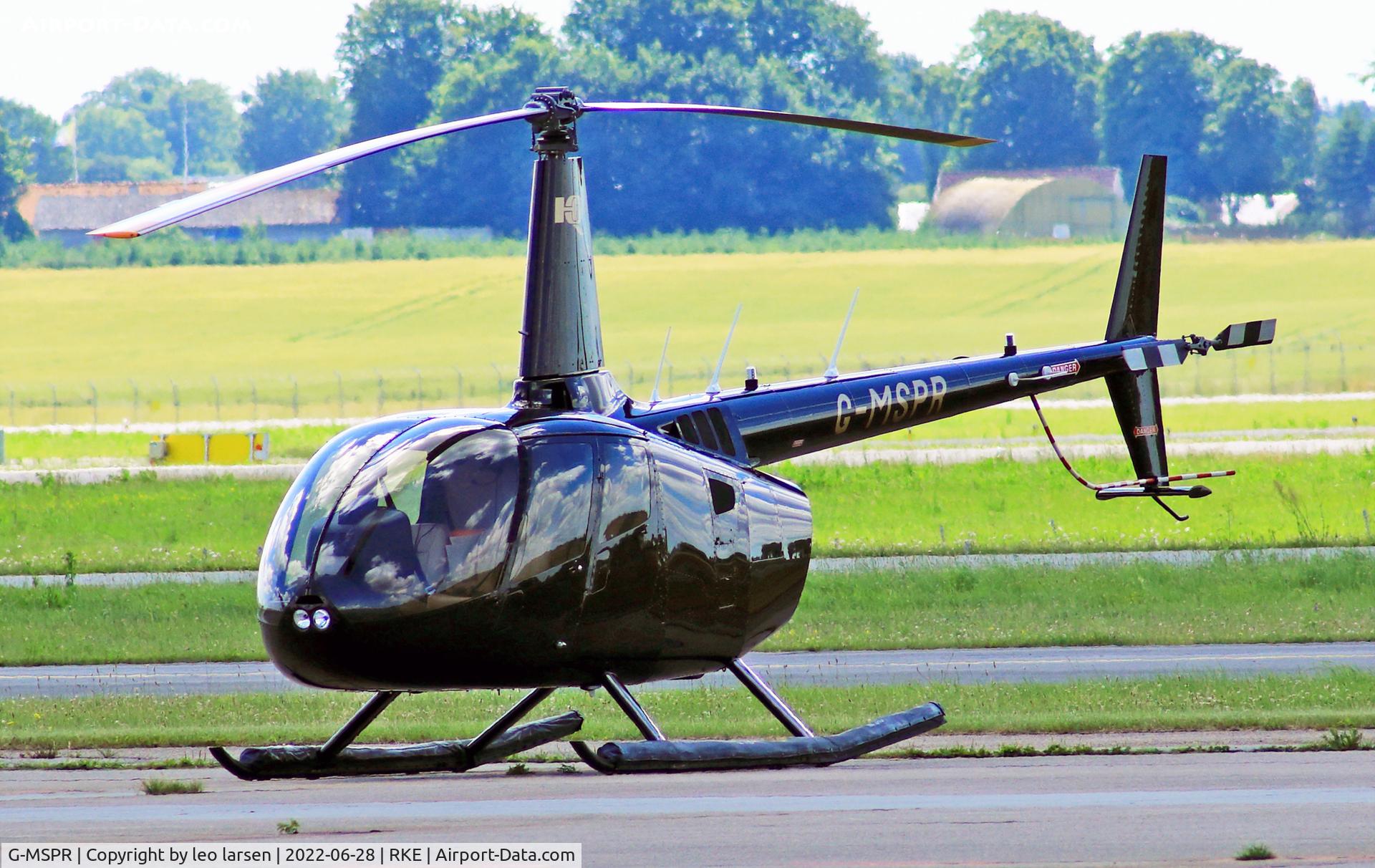 G-MSPR, 2019 Robinson R66 Turbine C/N 0942, Roskilde 28.6.2022