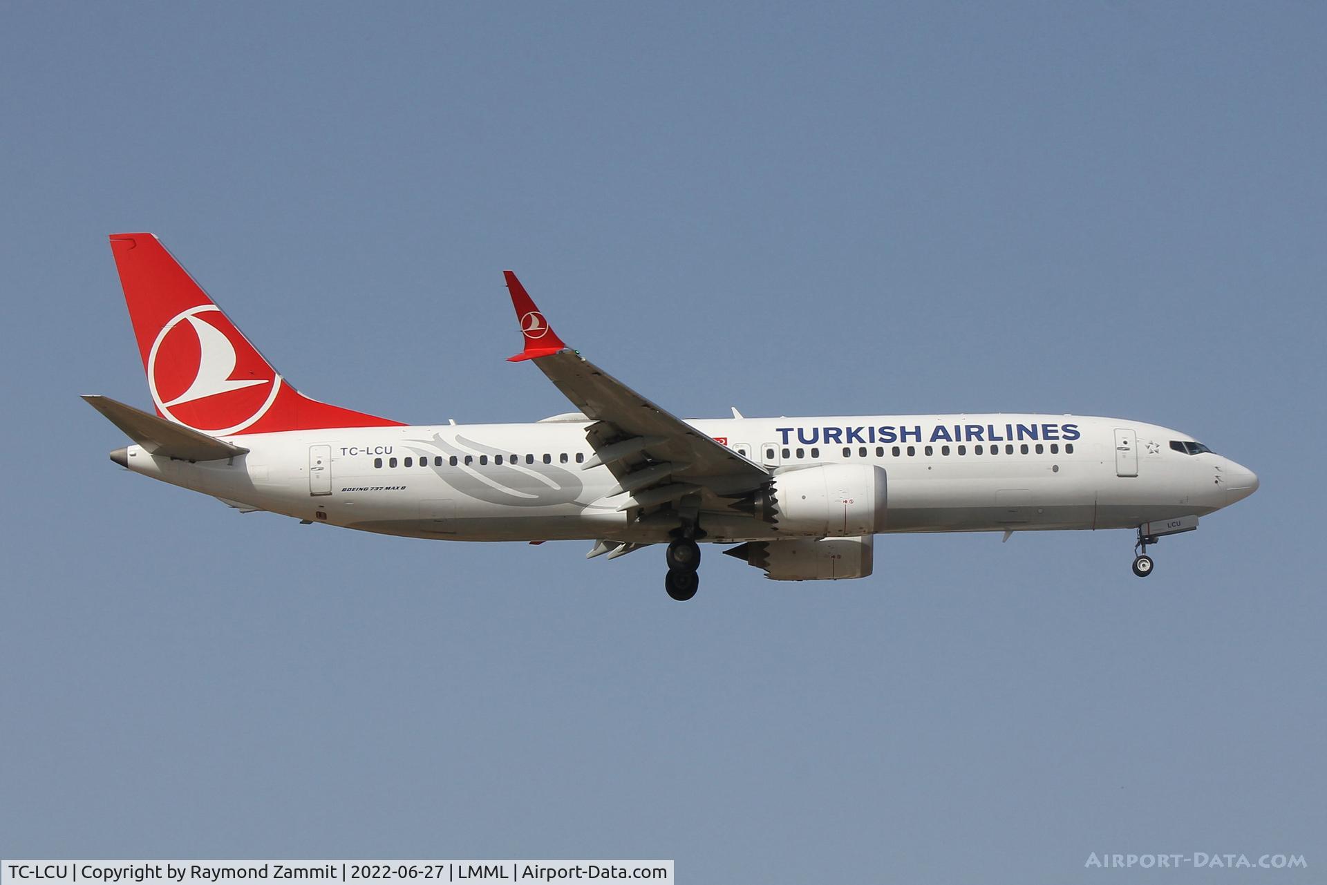 TC-LCU, 2021 Boeing 737-8 MAX C/N 60068, B737-8 MAX TC-LCU Turkish Airlines