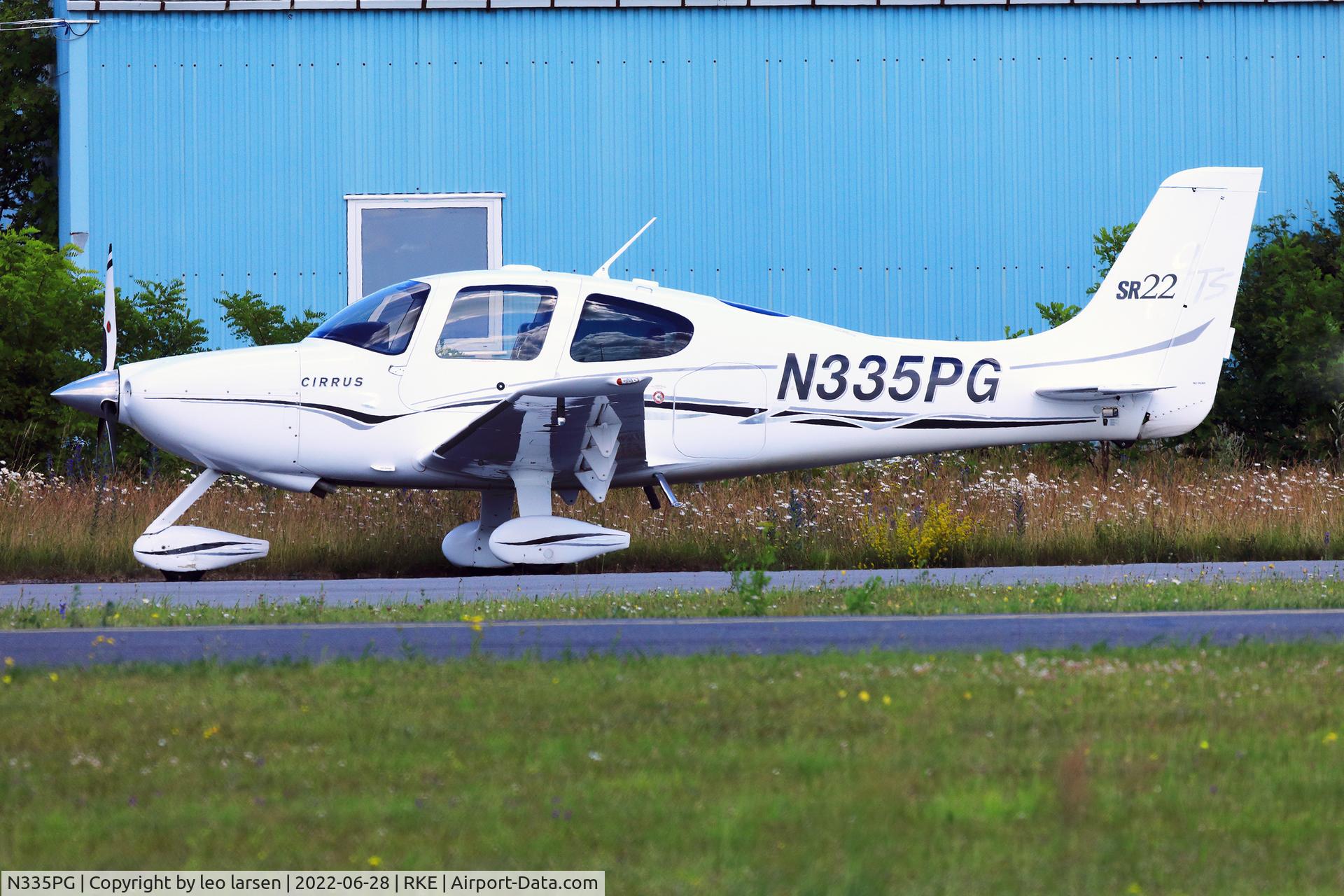N335PG, 2005 Cirrus SR22 GTS C/N 1504, Roskilde 28.6.2022