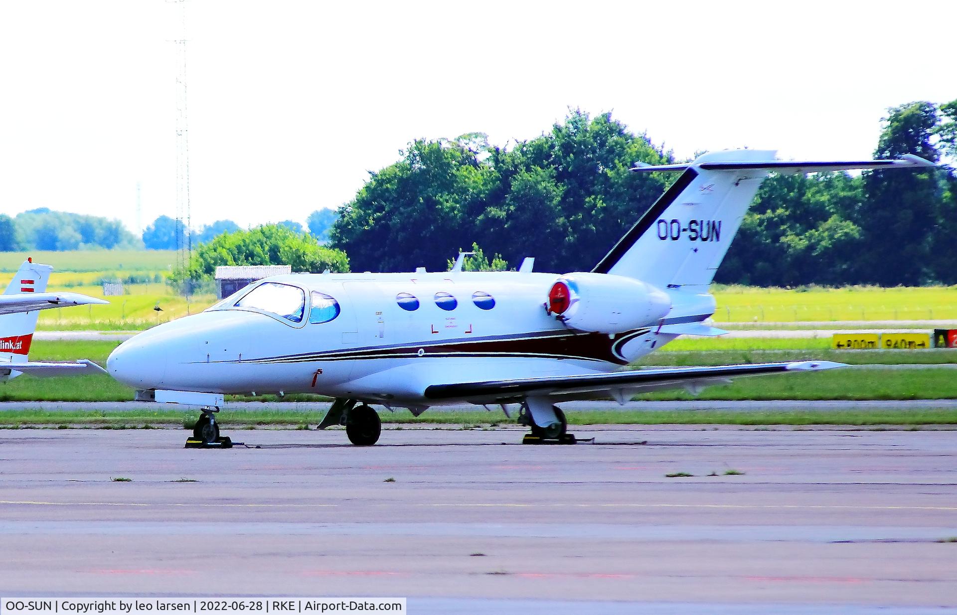 OO-SUN, 2008 Cessna 510 Citation Mustang Citation Mustang C/N 510-0069, Roskilde 28.6.2022