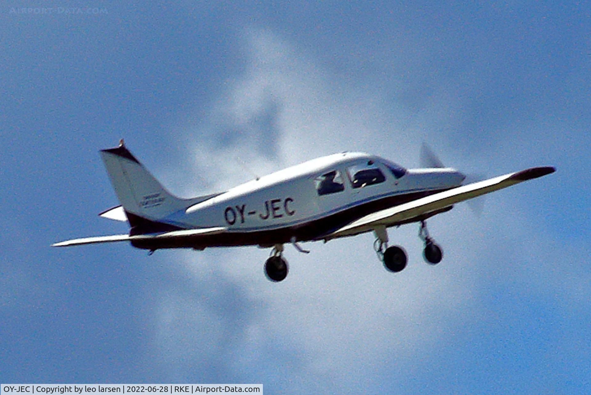 OY-JEC, 1989 Piper PA-28-161 Cadet C/N 2841099, Roskilde 28.6.2022