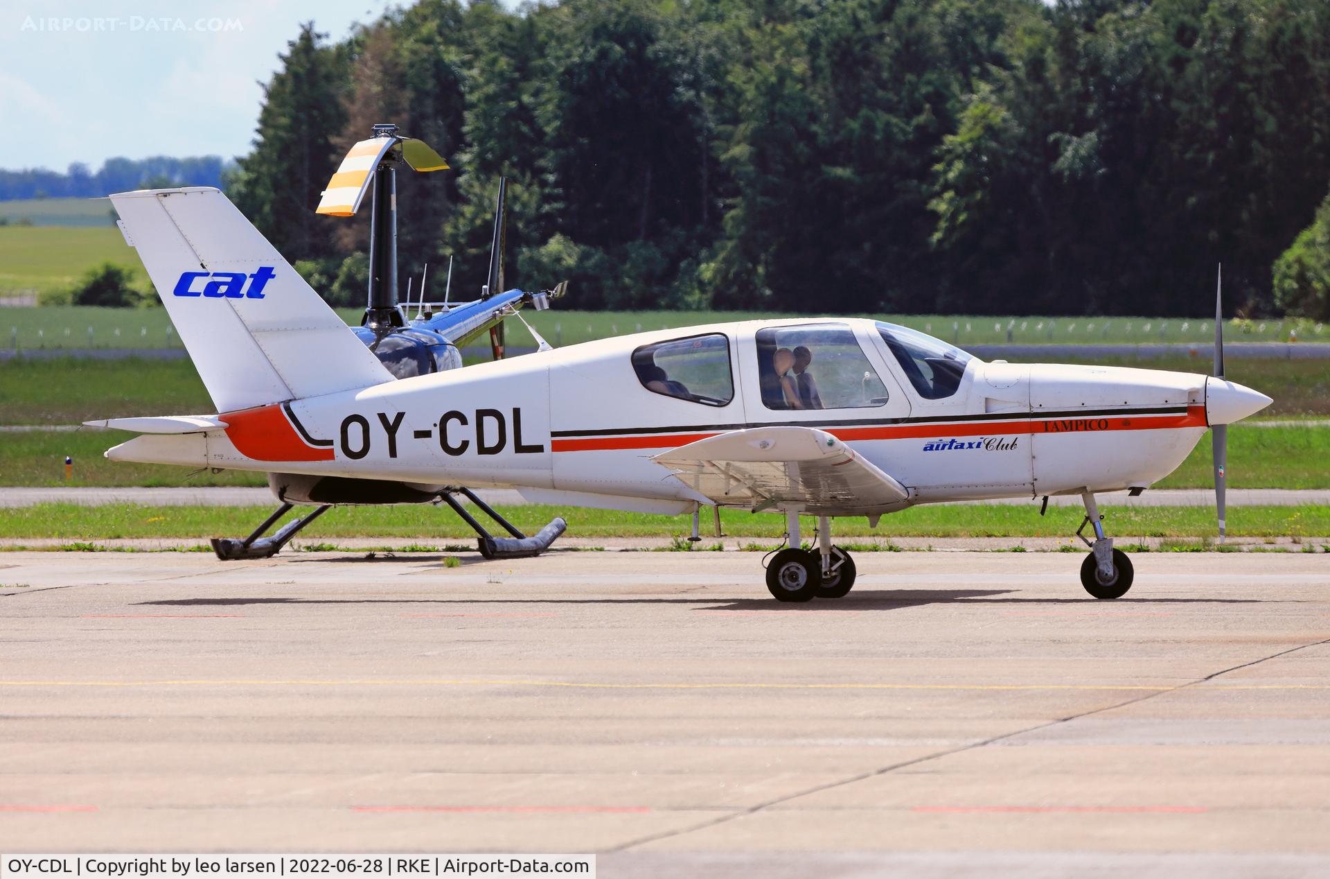 OY-CDL, 1991 Socata TB-9 Tampico C/N 1272, Roskilde 28.6.2022
