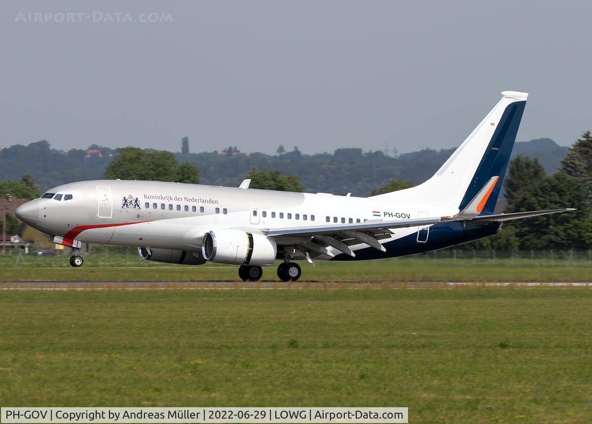 PH-GOV, 2018 Boeing 737-700 NE3/BBJ C/N 64970, Arriving from Amsterdam.