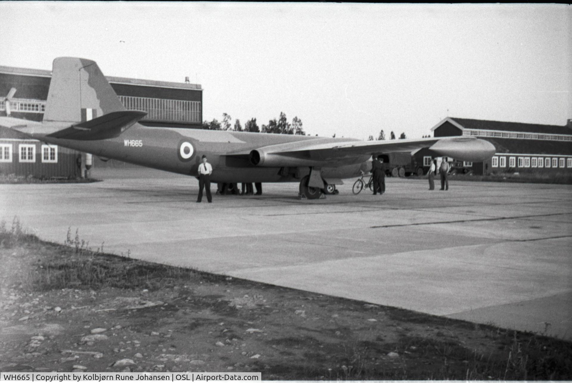 WH665, English Electric Canberra T.17 C/N EEP71141, Photo taken at Gardermoen old military airfield Norway