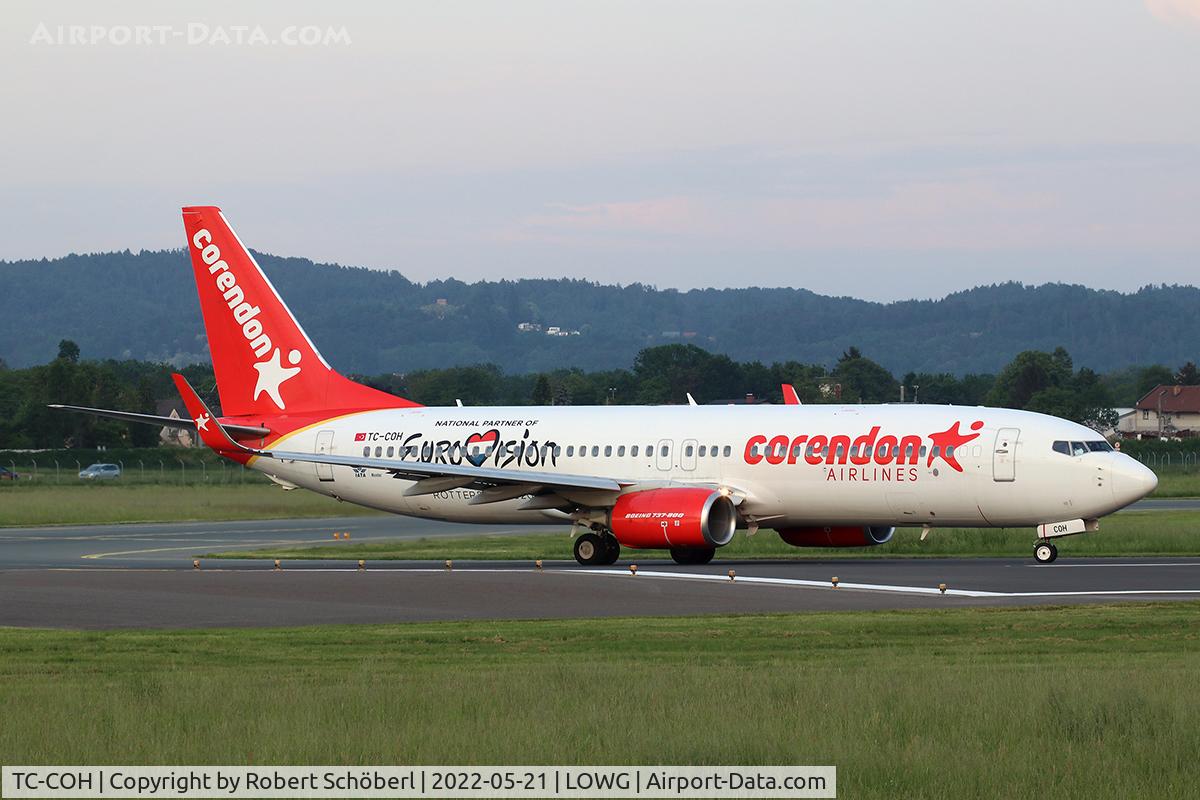 TC-COH, 2012 Boeing 737-8EH C/N 35850, TC-COH @ LOWG 2022