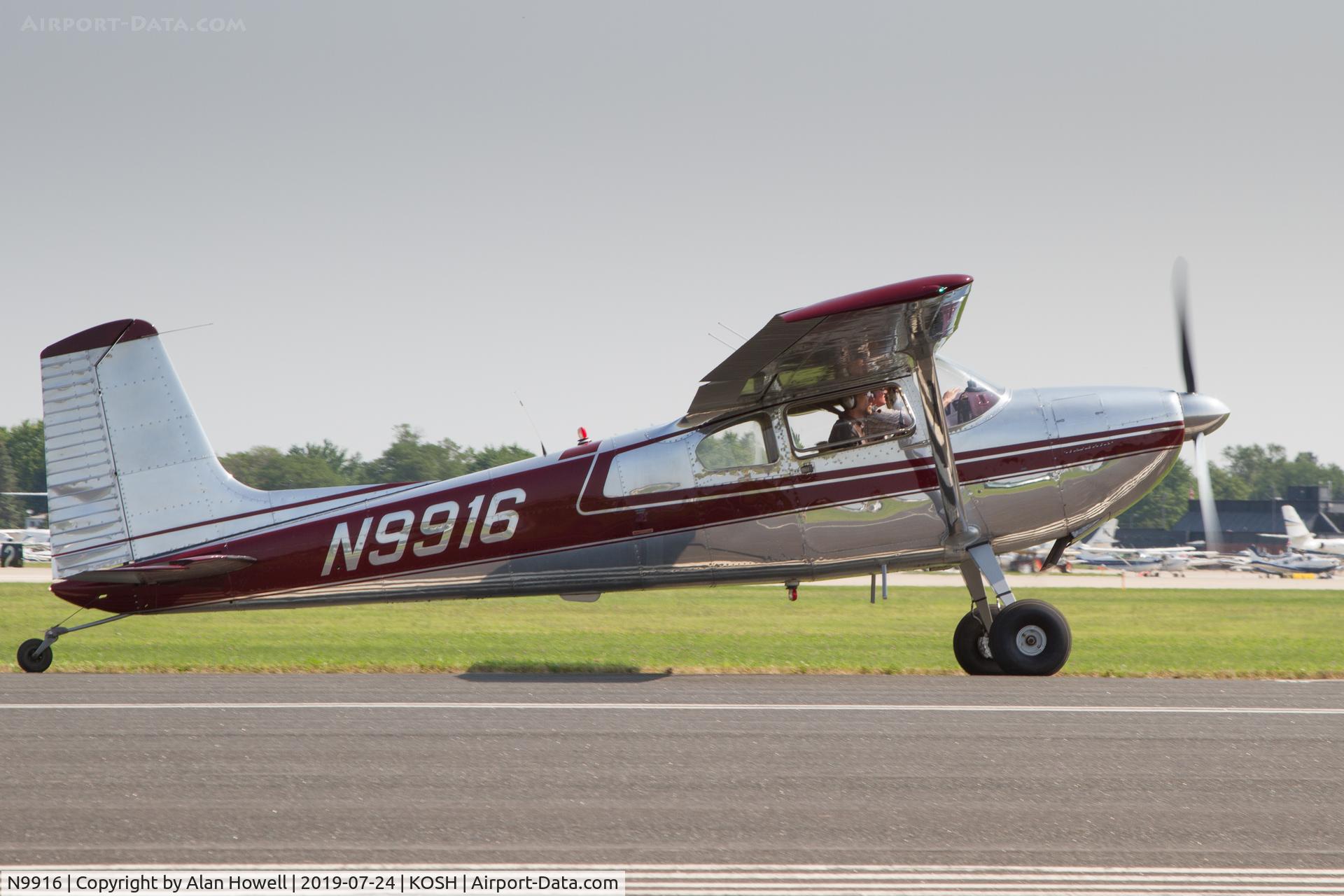 N9916, 1955 Cessna 180 Skywagon C/N 31413, At AirVenture 2019