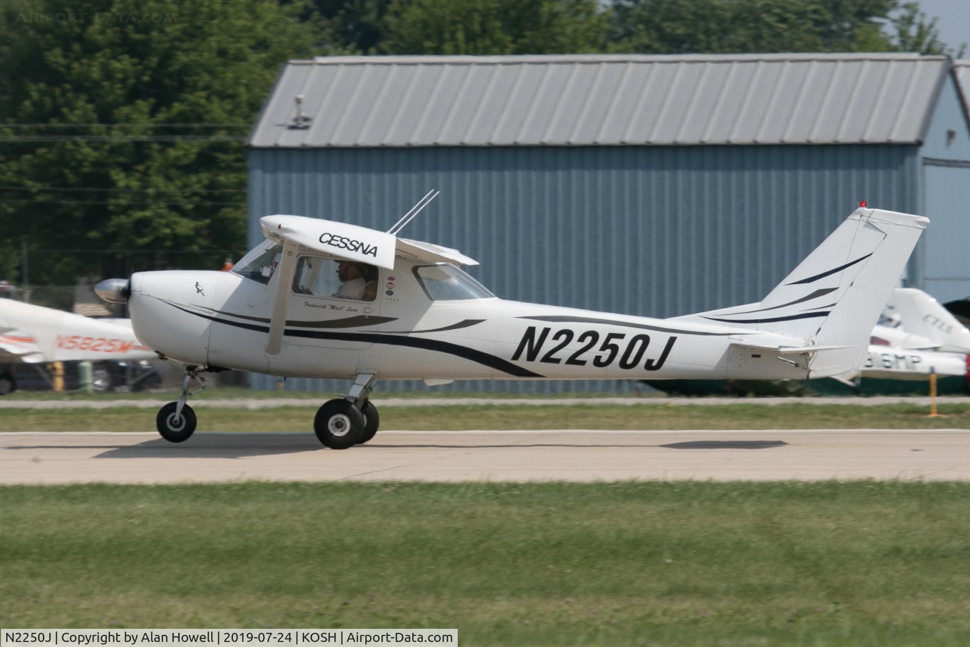 N2250J, 1966 Cessna 150G C/N 15065450, Departing AirVenture 2019