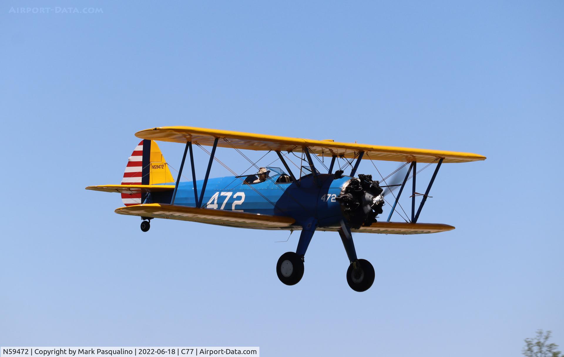 N59472, 1943 Boeing B75N1 C/N 75-4488, Stearman