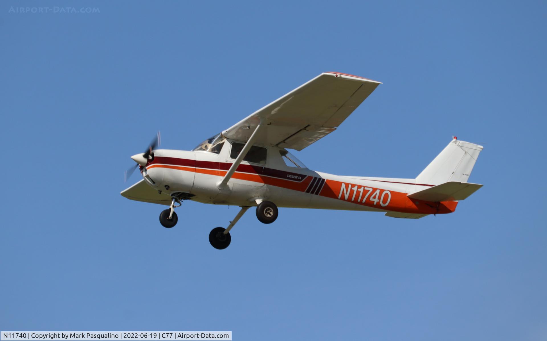 N11740, 1974 Cessna 150L C/N 15075604, Cessna 150L