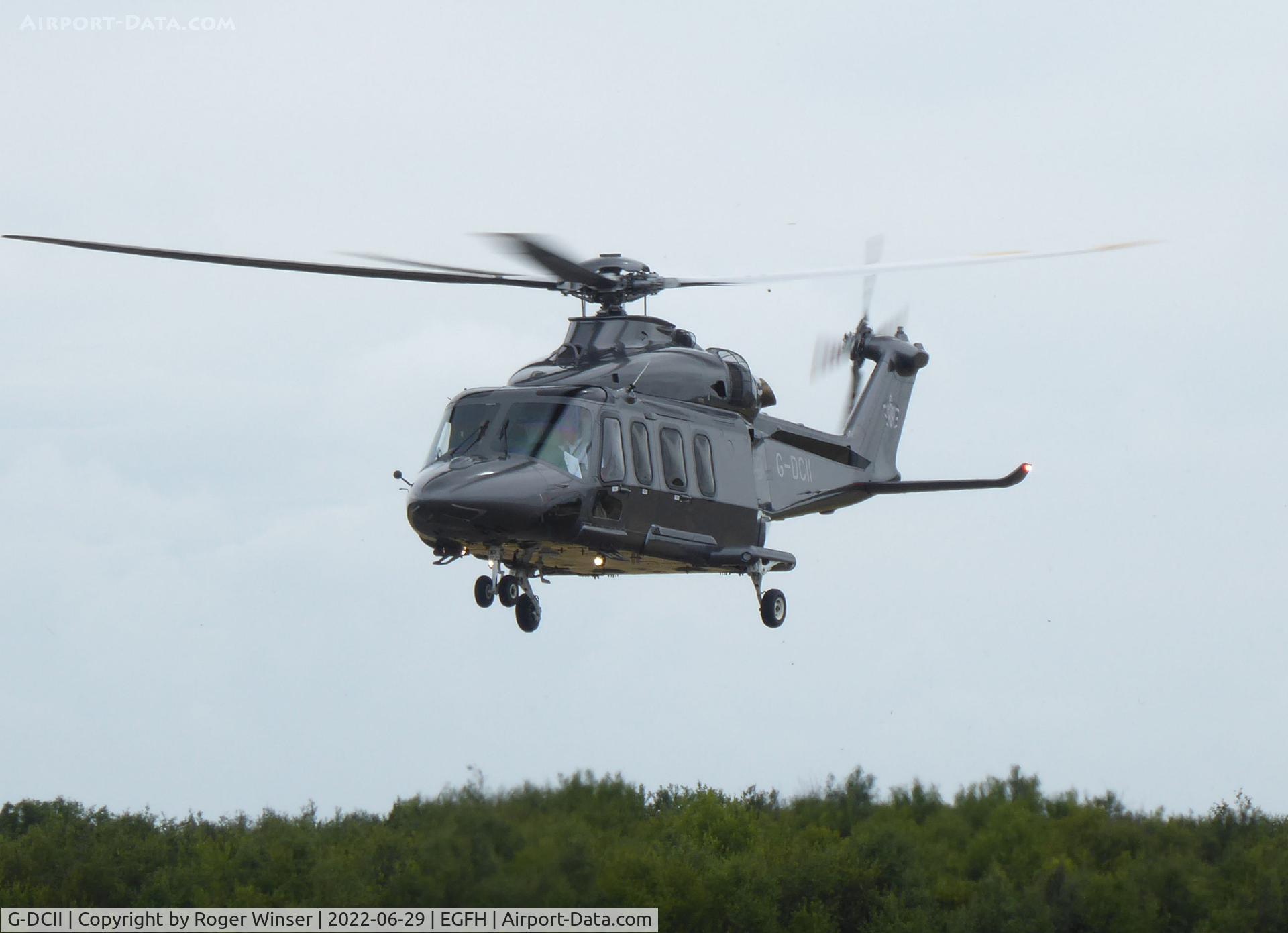 G-DCII, 2015 AgustaWestland AW-139 C/N 31703, Visiting helicopter operated by Executive Jets Ltd.