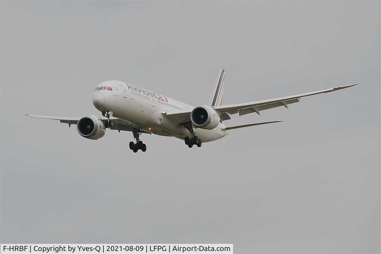 F-HRBF, 2018 Boeing 787-9 Dreamliner Dreamliner C/N 42488, Boeing 787-9 Dreamliner, Short approach rwy 26L, Roissy Charles De Gaulle airport (LFPG-CDG)