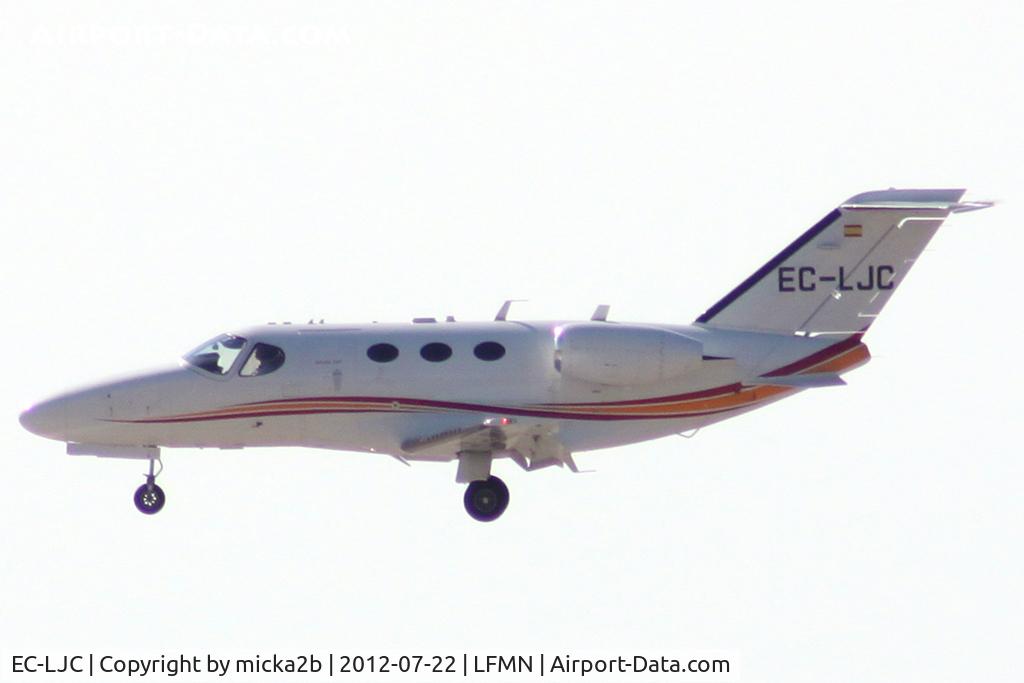 EC-LJC, 2010 Cessna 510 Citation Mustang Citation Mustang C/N 510-0355, Landing