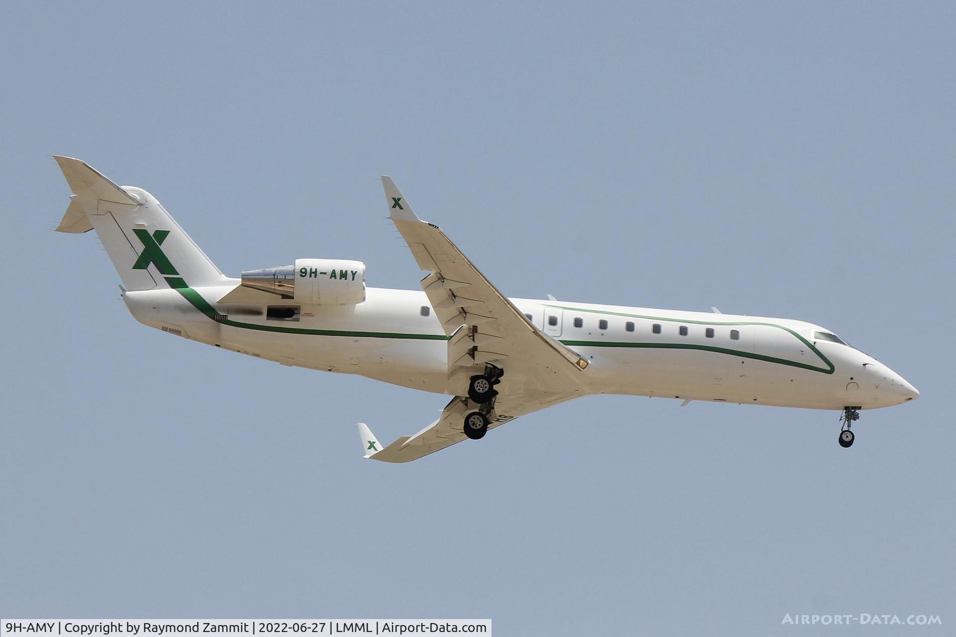 9H-AMY, 2007 Bombardier Challenger 850 (CL-600-2B19) C/N 8043, Bombardier Challenger 850 9H-AMY Air X