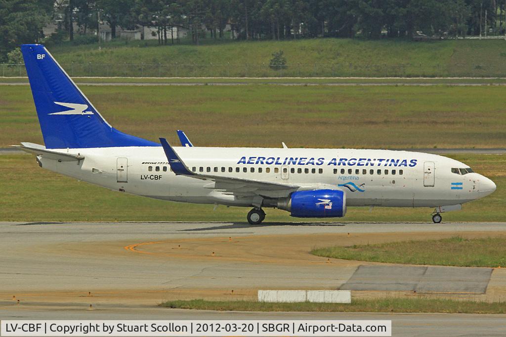 LV-CBF, 2006 Boeing 737-76N C/N 32696, Aerolineas