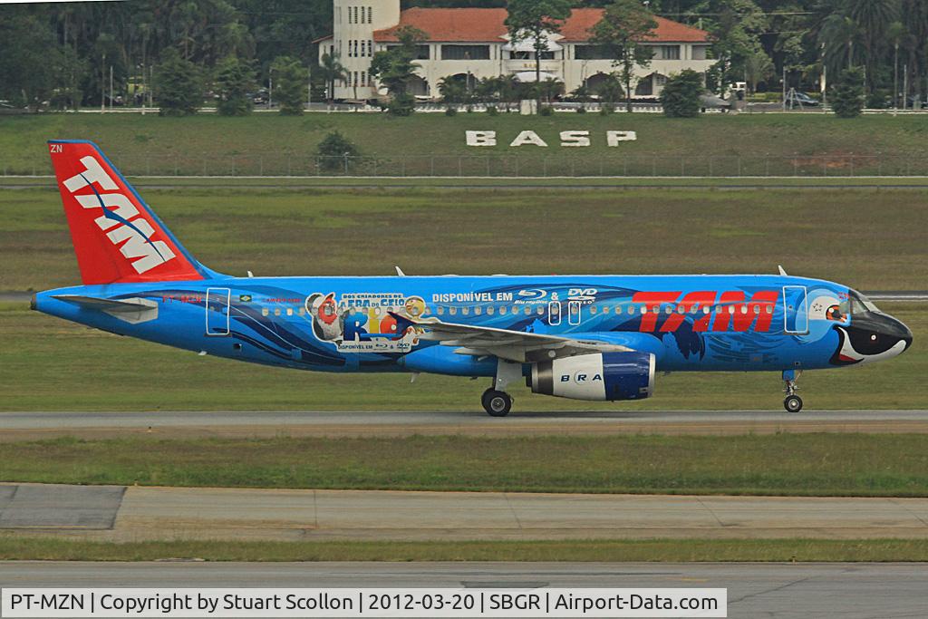 PT-MZN, 1993 Airbus A320-231 C/N 0440, TAM GRU