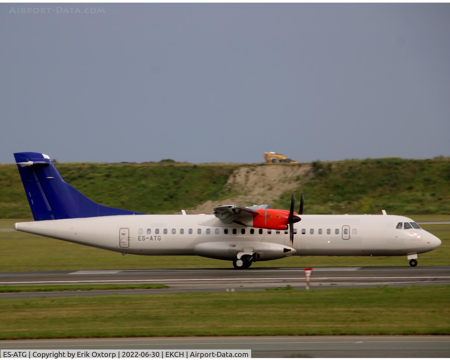 ES-ATG, 2013 ATR 72-600 (72-212A) C/N 1121, ES-ATG taking off rw 22R
