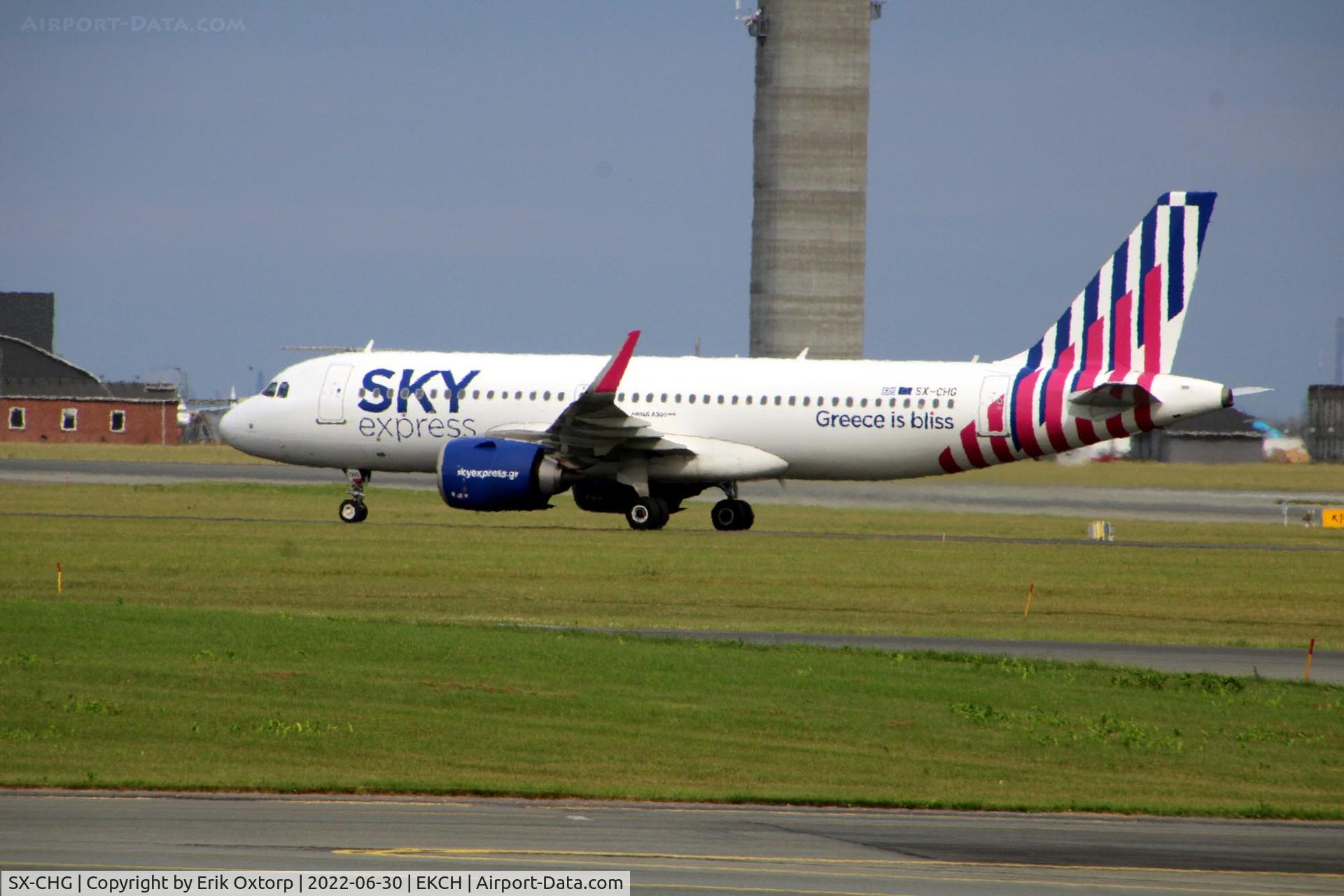SX-CHG, 2021 Airbus A320-251N C/N 10079, SX-CHG landed rw 22L
