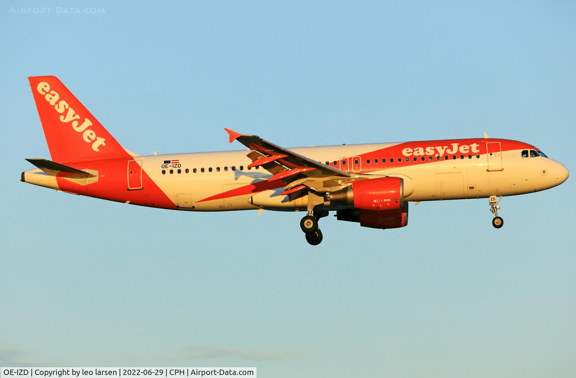 OE-IZD, 2010 Airbus A320-214 C/N 4581, Copenhagen 29.6.2022