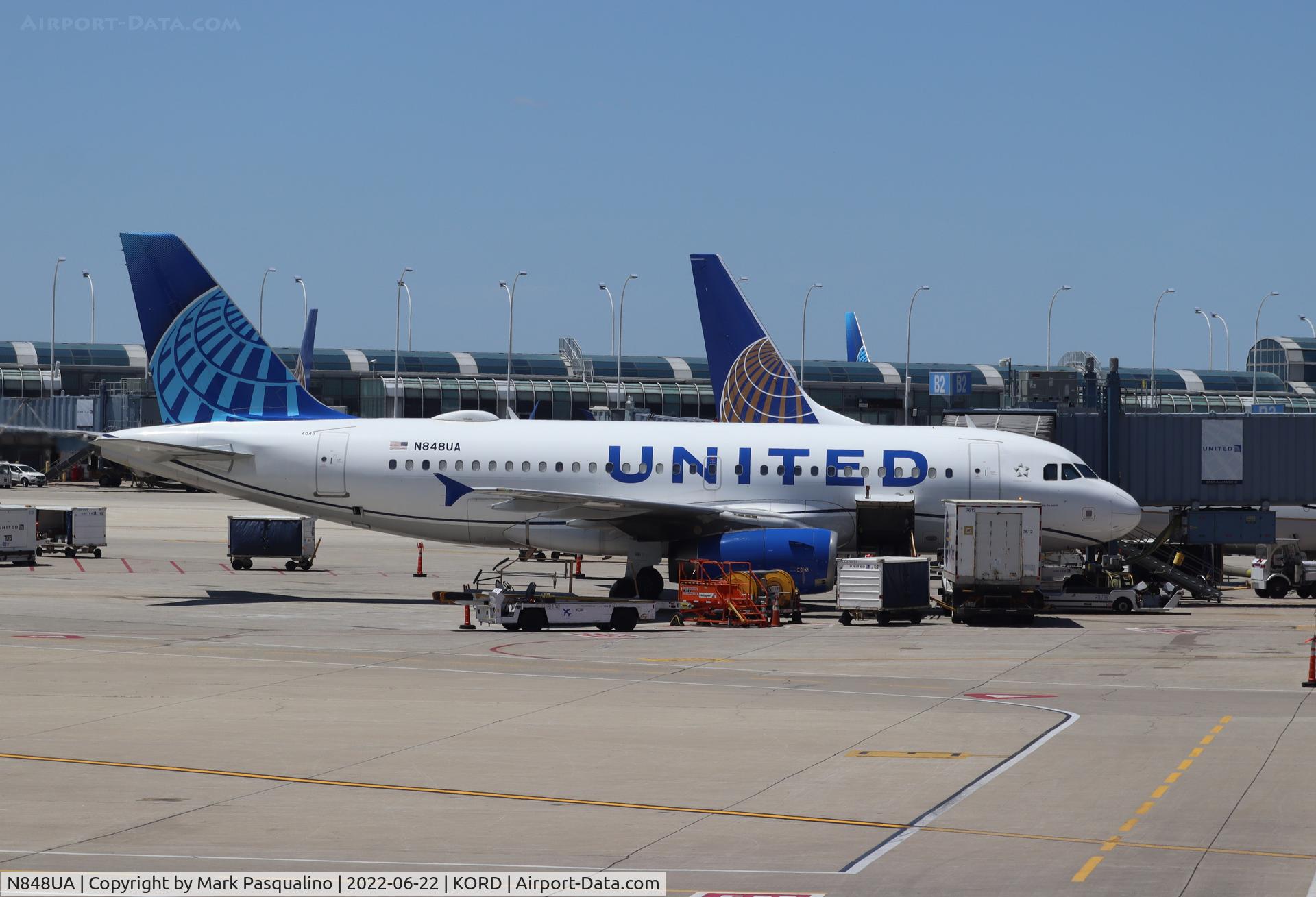 N848UA, 2002 Airbus A319-131 C/N 1647, Airbus A319-131