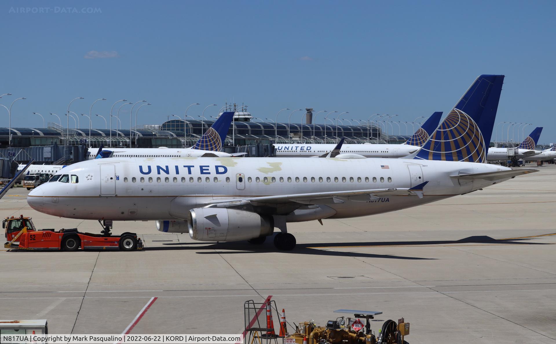 N817UA, 1998 Airbus A319-131 C/N 873, Airbus A319-131