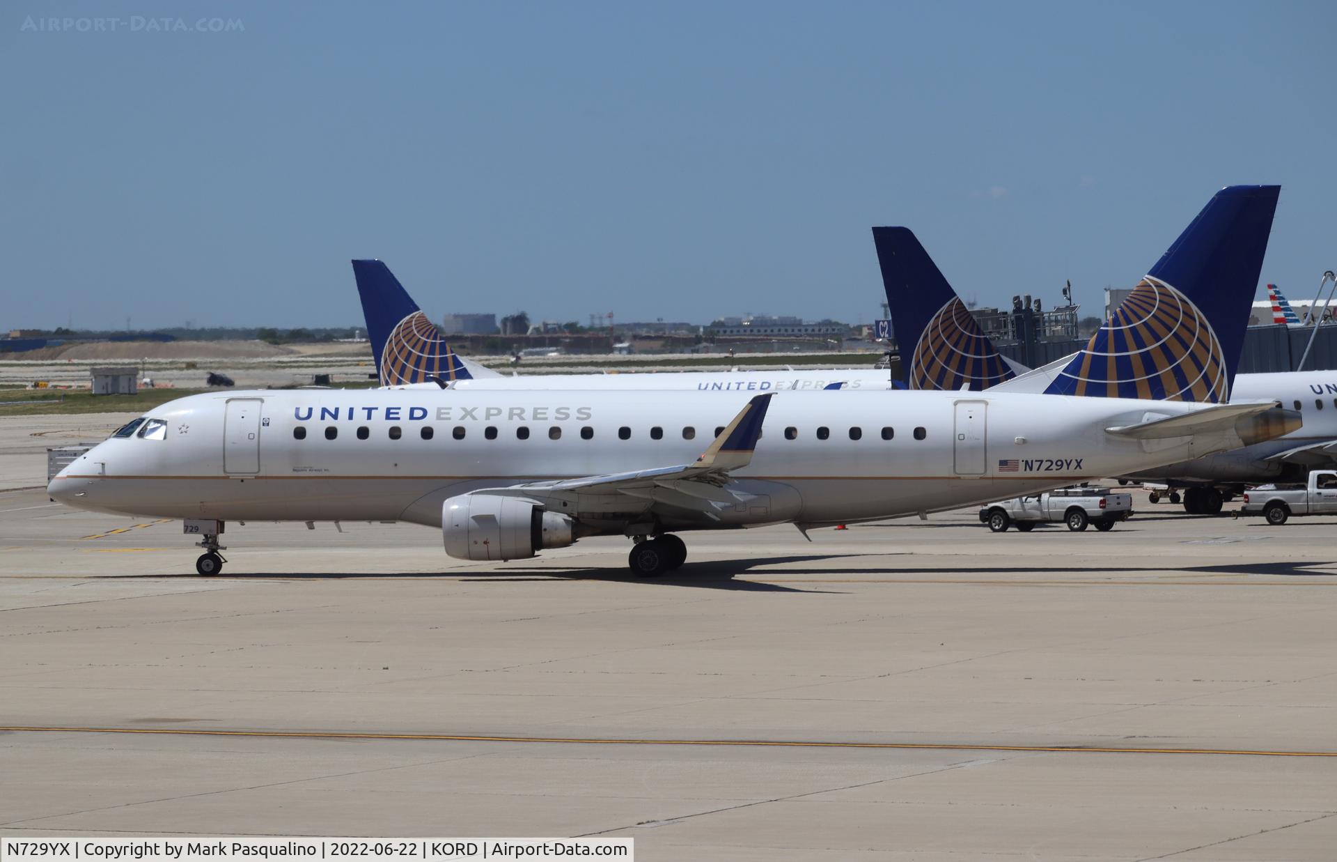 N729YX, 2015 Embraer 175LR (ERJ-170-200LR) C/N 17000512, ERJ-170-200LR