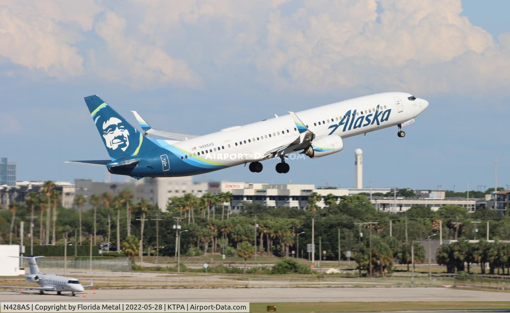 N428AS, 2016 Boeing 737-990/ER C/N 36353, TPA 2022