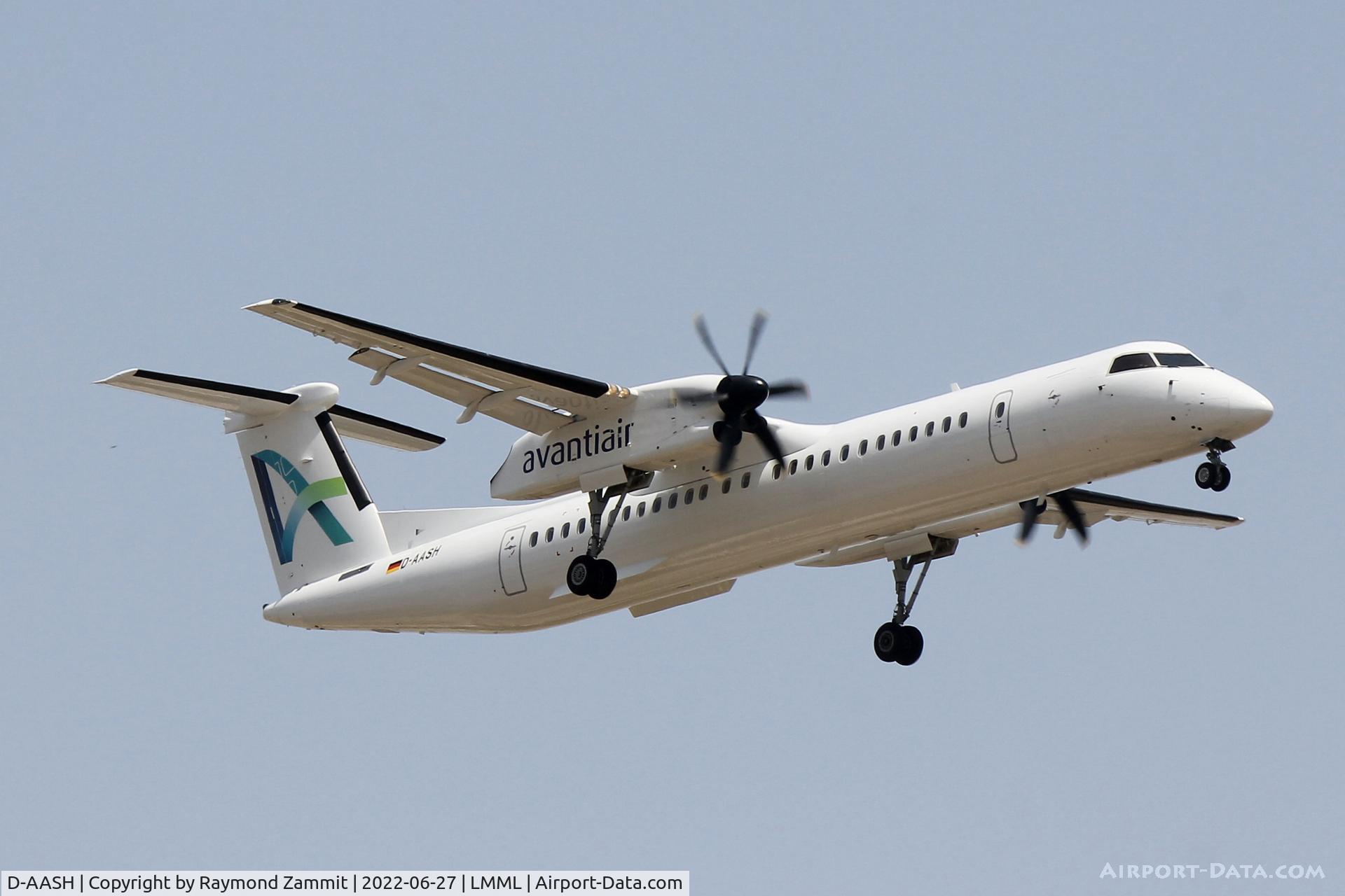 D-AASH, 2008 De Havilland Canada DHC-8-400 Dash 8 C/N 4187, Bombardier DHC-8 D-AASH Avanti Air