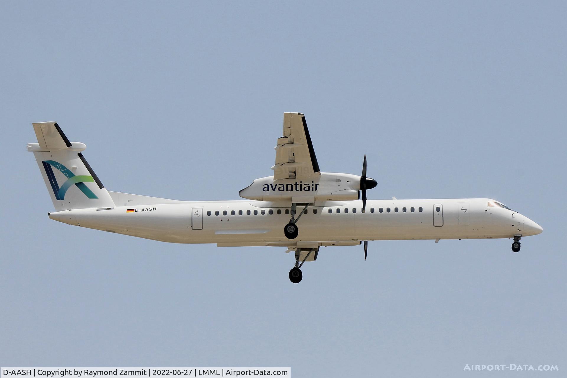 D-AASH, 2008 De Havilland Canada DHC-8-400 Dash 8 C/N 4187, Bombardier DHC-8 D-AASH Avanti Air