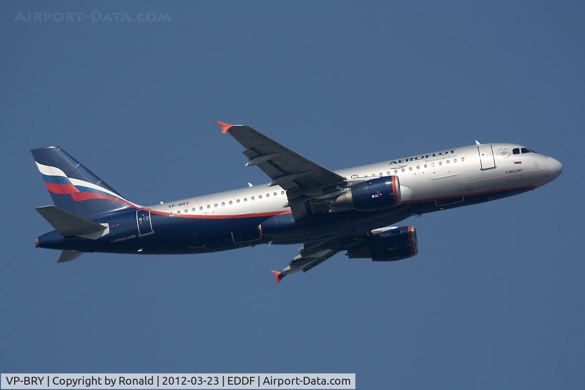 VP-BRY, 2007 Airbus A320-214 C/N 3052, at fra