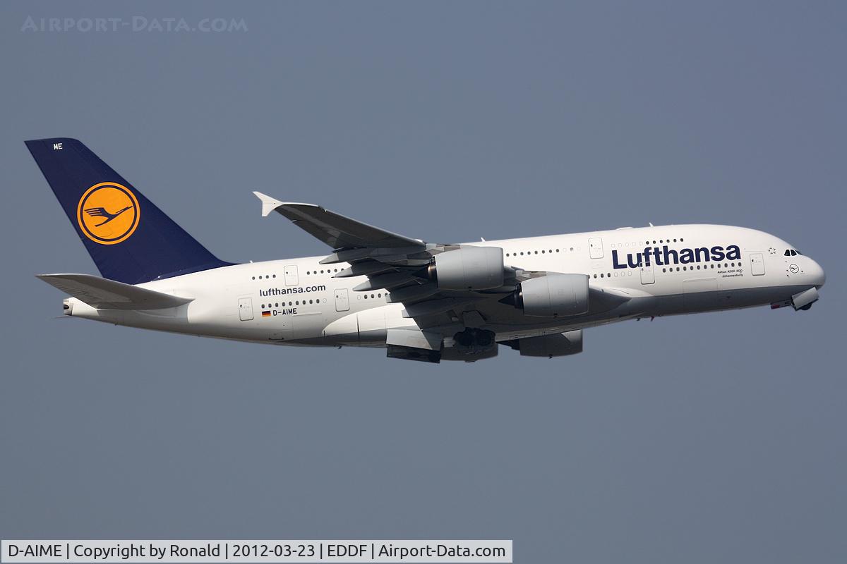 D-AIME, 2010 Airbus A380-841 C/N 061, at fra