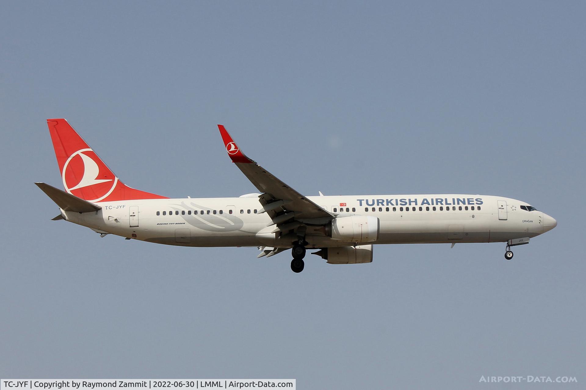 TC-JYF, 2012 Boeing 737-9F2/ER C/N 40982, B737-900 TC-JYF Turkish Airlines