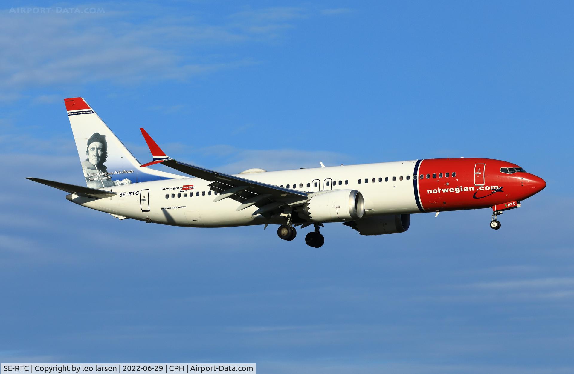 SE-RTC, 2018 Boeing 737-8 MAX C/N 63973, Copenhagen 29.6.2022