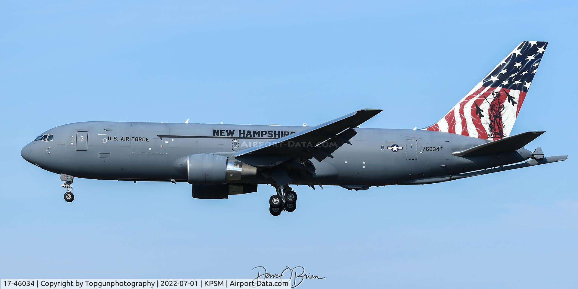 17-46034, 2018 Boeing KC-46A Pegasus C/N 34114, Beautiful paintjob by Flygirlpainter of the 157th ARW's KC-46