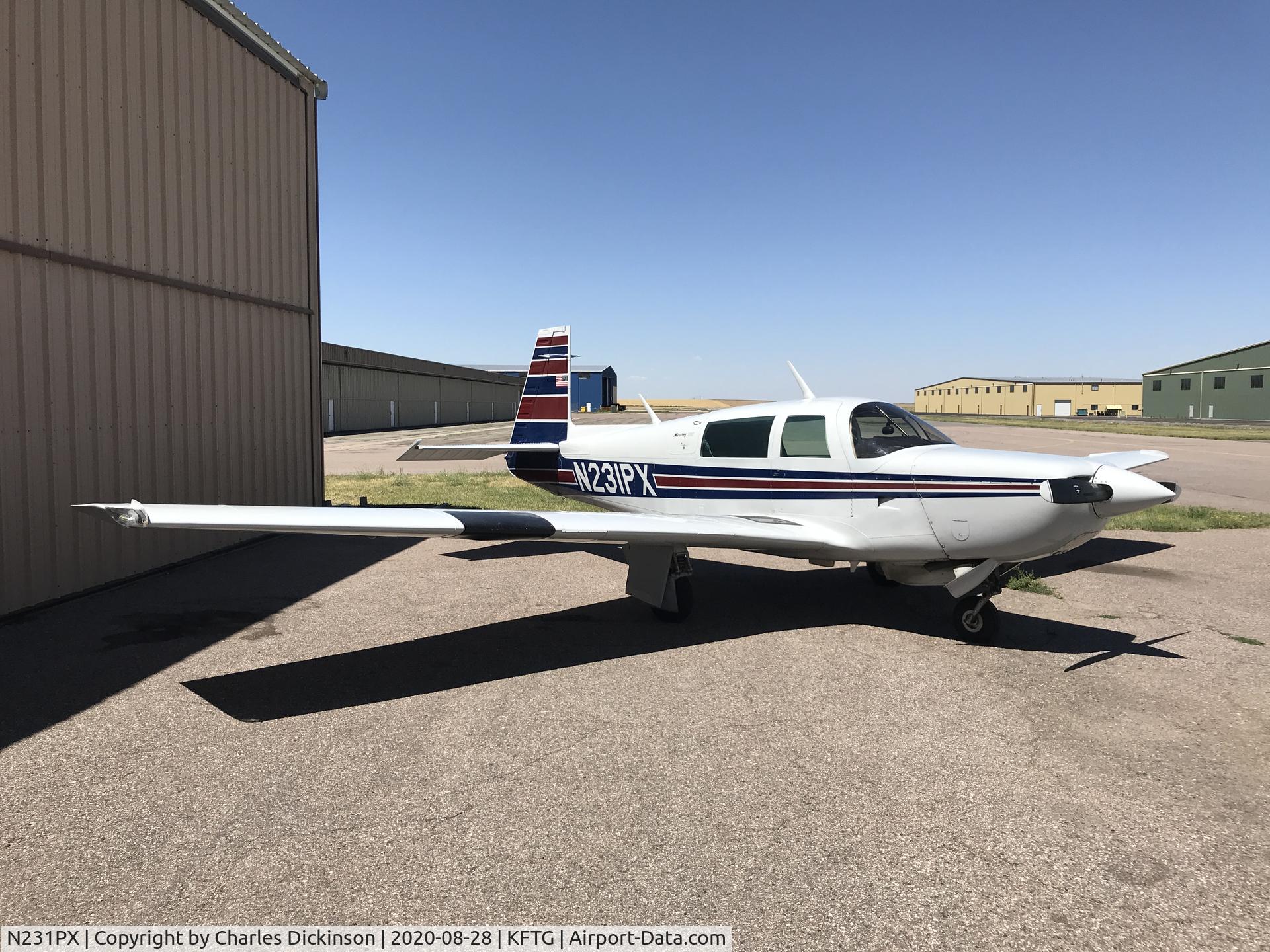 N231PX, 1980 Mooney M20K C/N 25-0349, August 28, 2020 at KCFO