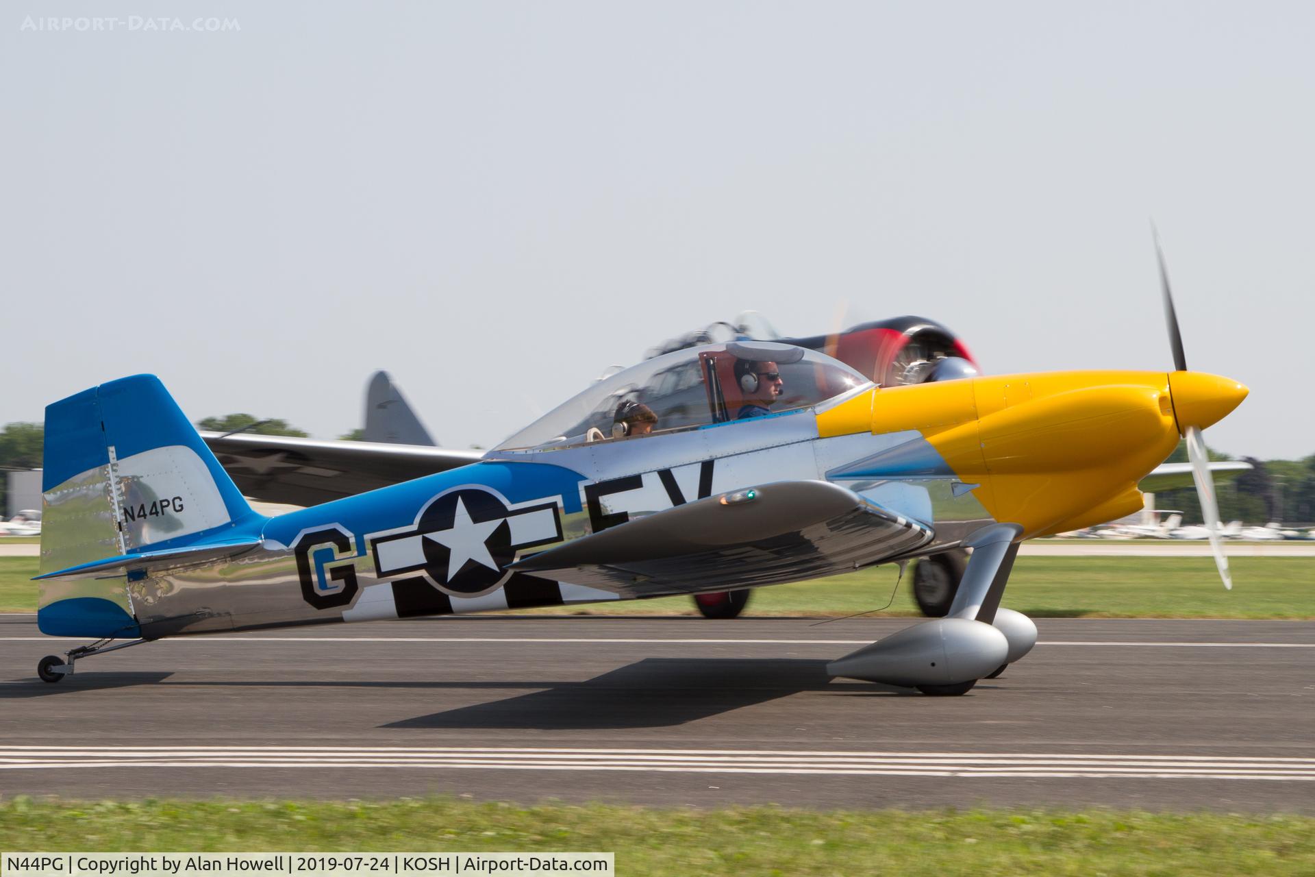 N44PG, 1999 Vans RV-4 C/N 2522-001, At AirVenture 2019