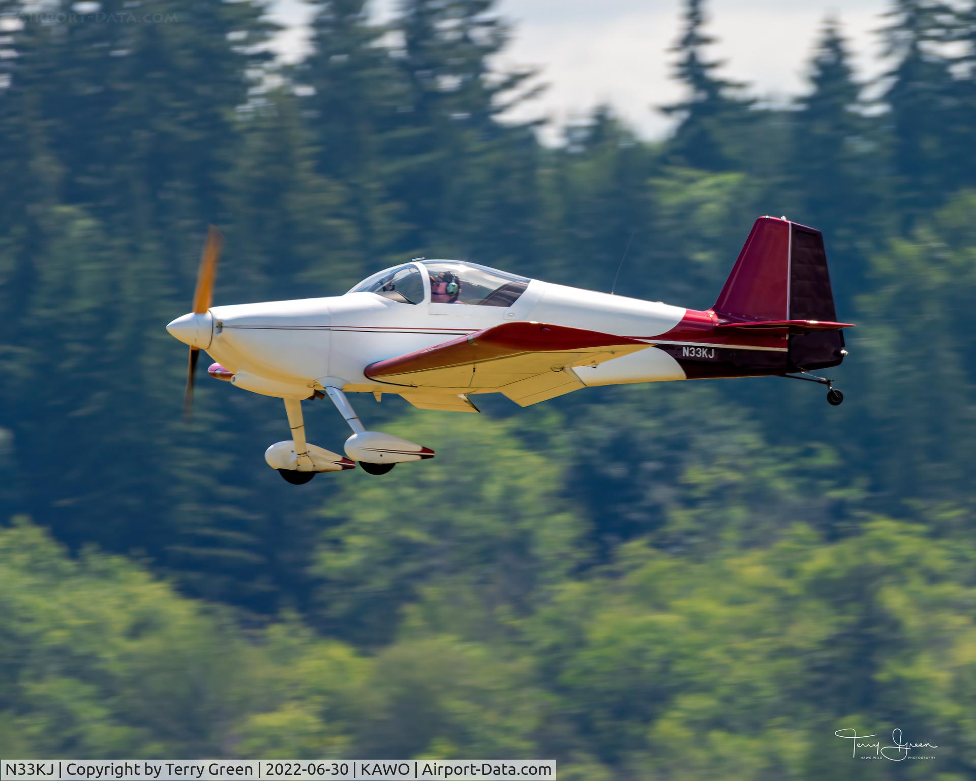 N33KJ, 1998 Vans RV-6 C/N 23035, KAWO