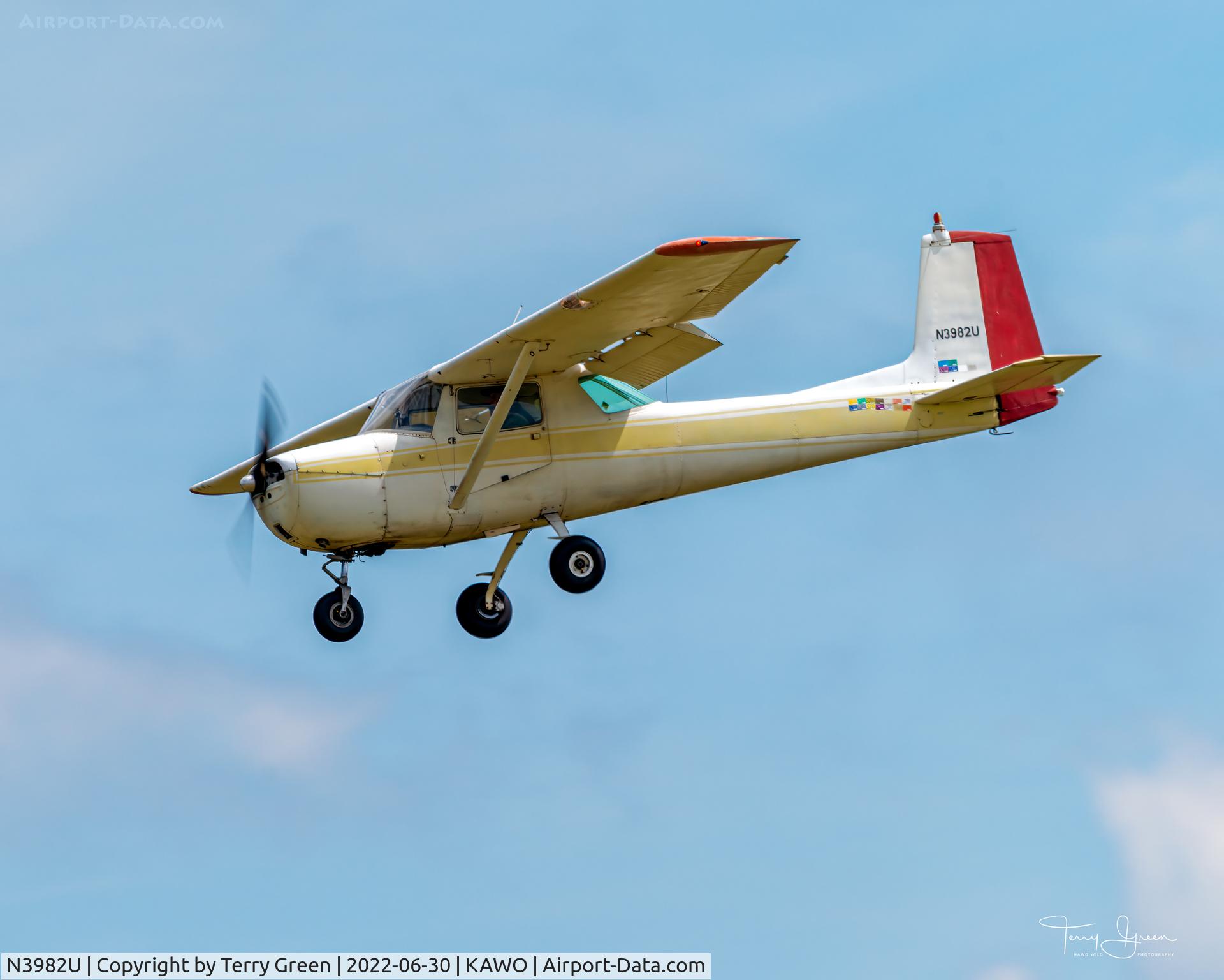 N3982U, 1965 Cessna 150E C/N 150-61382, KAWO