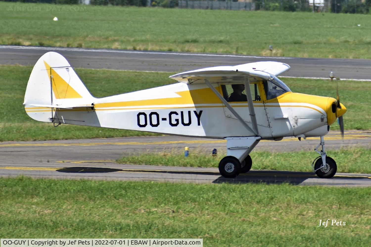 OO-GUY, 1961 Piper PA-22-108 Colt Colt C/N 22-8822, Visitor at Antwerp Airport.