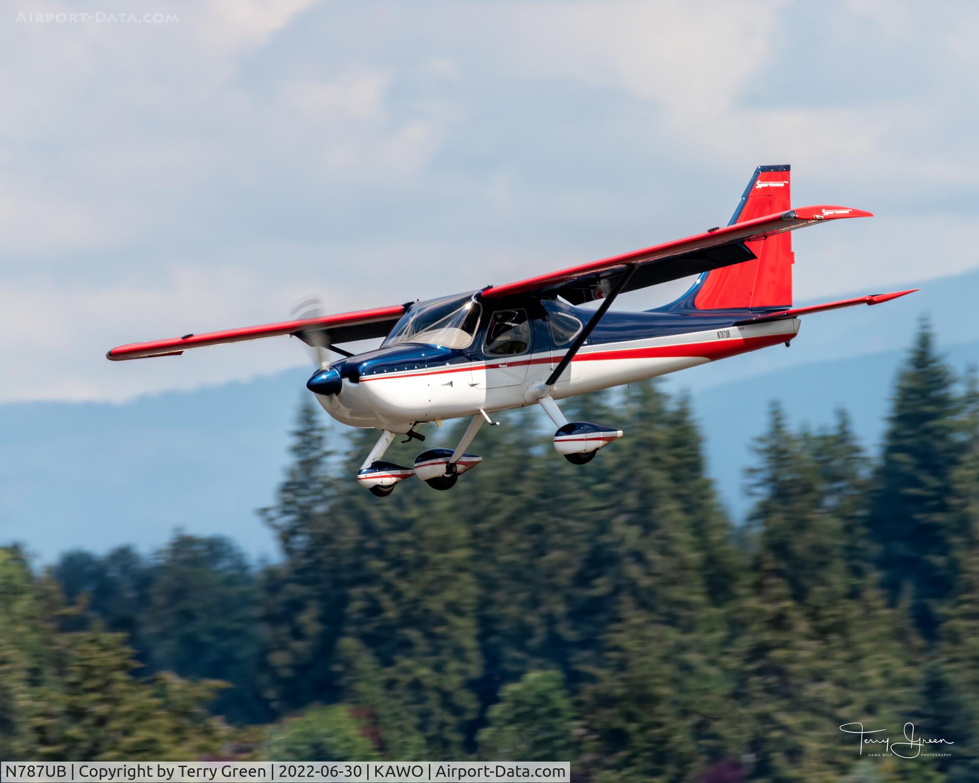 N787UB, Glasair GS-2 Sportsman C/N 7401, KAWO