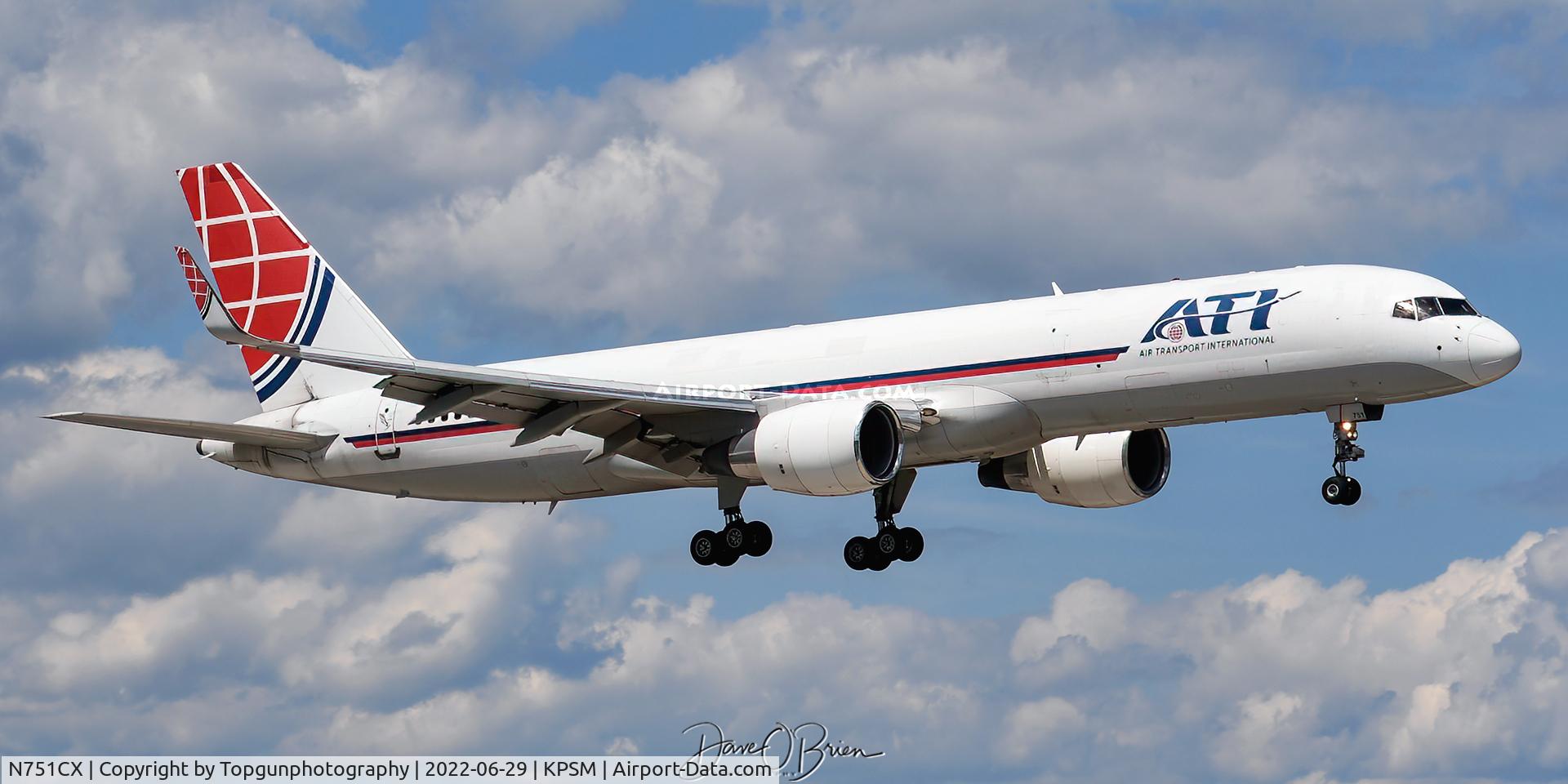 N751CX, 1994 Boeing 757-2Q8 C/N 26273, ATN320 landing RW16