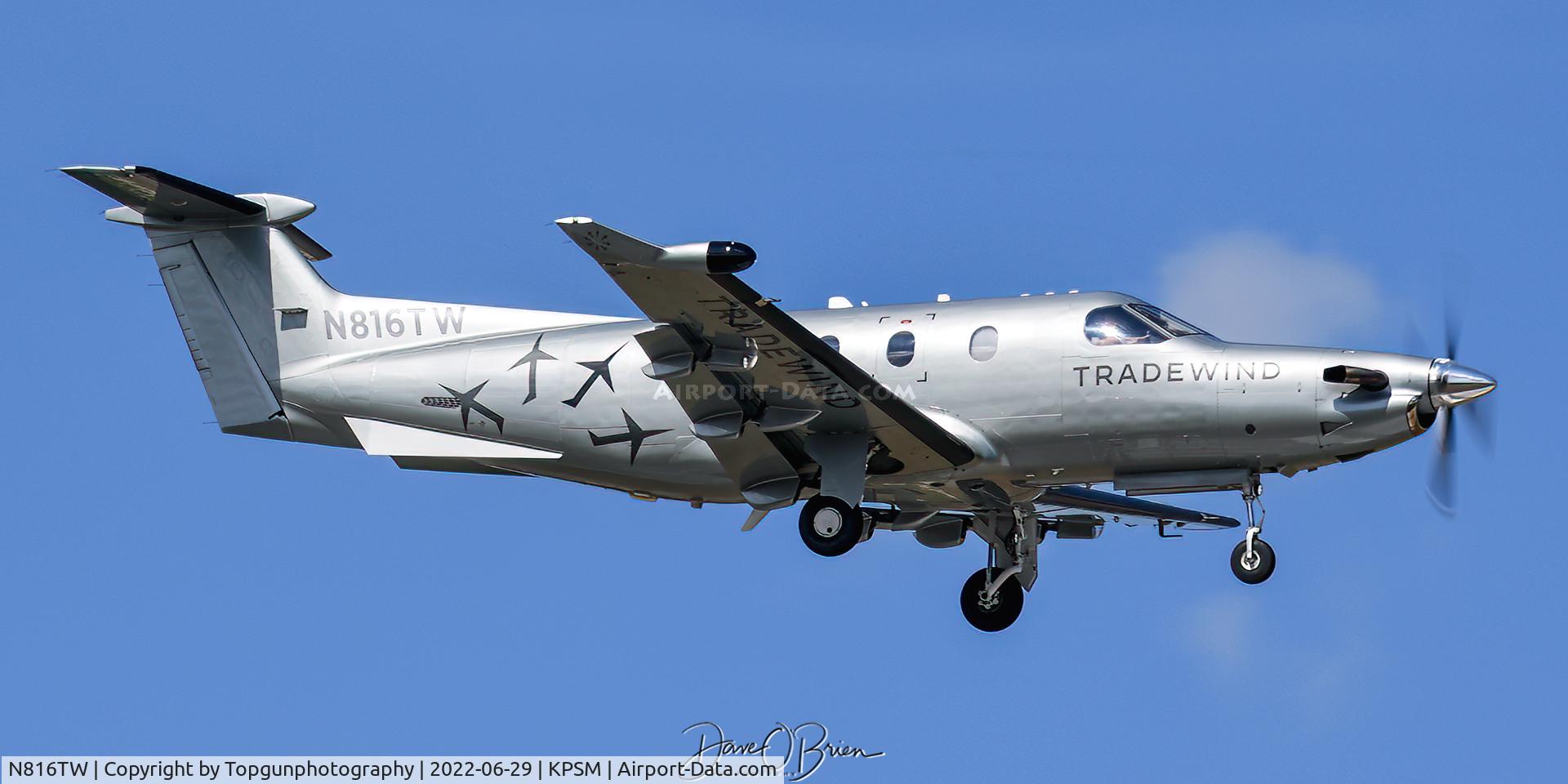 N816TW, 2014 Pilatus PC-12/47E C/N 1499, Trade Winds