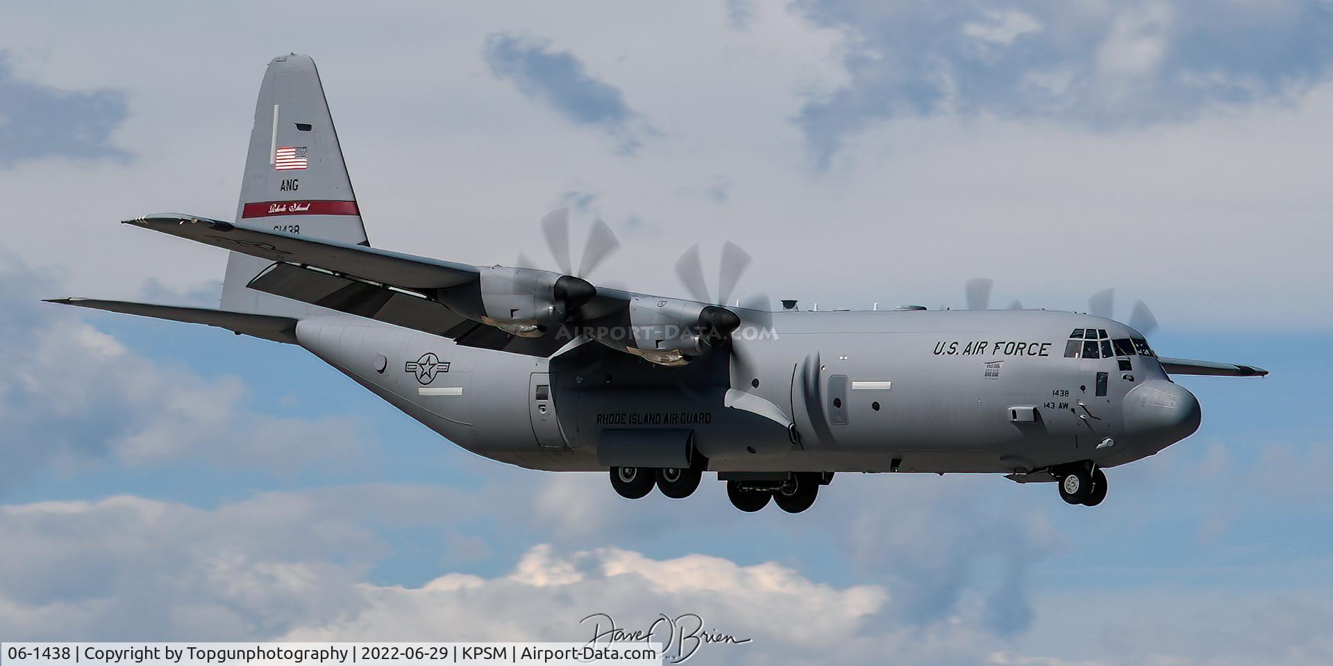 06-1438, 2006 Lockheed Martin C-130J-30 Super Hercules C/N 382-5584, RHODY22