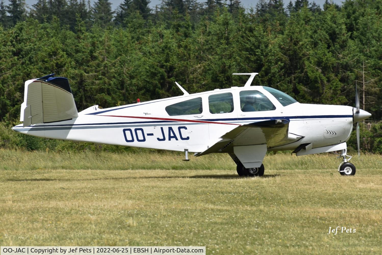 OO-JAC, 1968 Beech V35A Bonanza Bonanza C/N D-8745, Fly in Festival at Saint-Hubert.