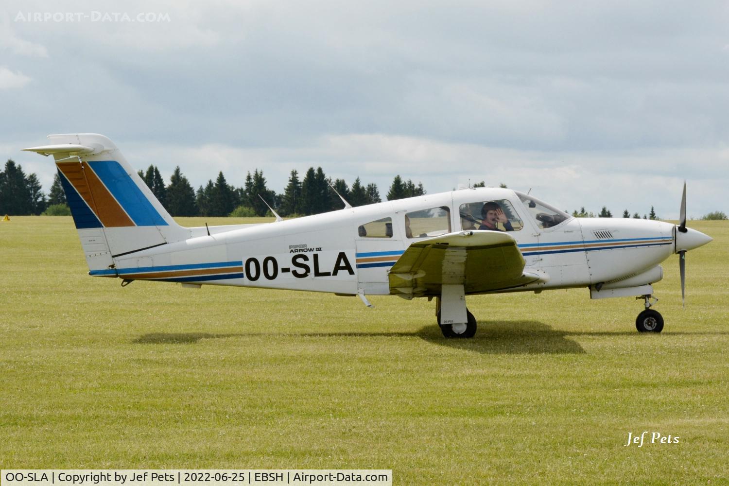OO-SLA, 1980 Piper PA-28RT-201T Turbo Arrow IV C/N 28R-8031112, Fly in Festival at Saint-Hubert.