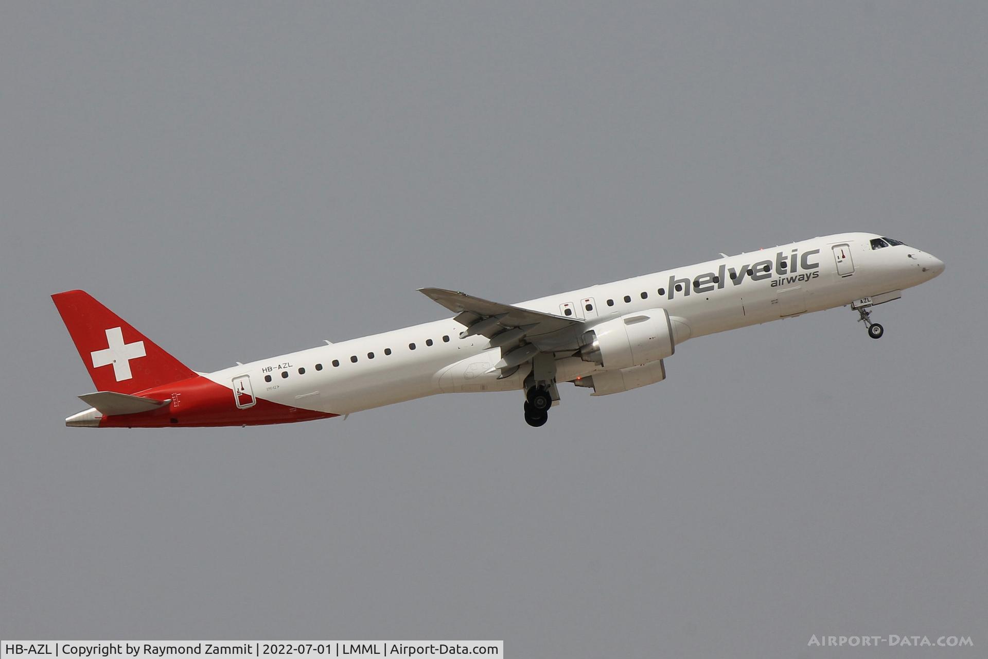 HB-AZL, Embraer E195-E2 C/N 19020059, Embraer E195-E2 HB-AZL Helvetic Airways