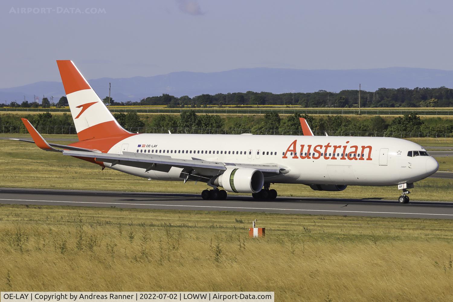 OE-LAY, 1998 Boeing 767-3Z9/ER C/N 29867, Austrian Airlines Boeing 767