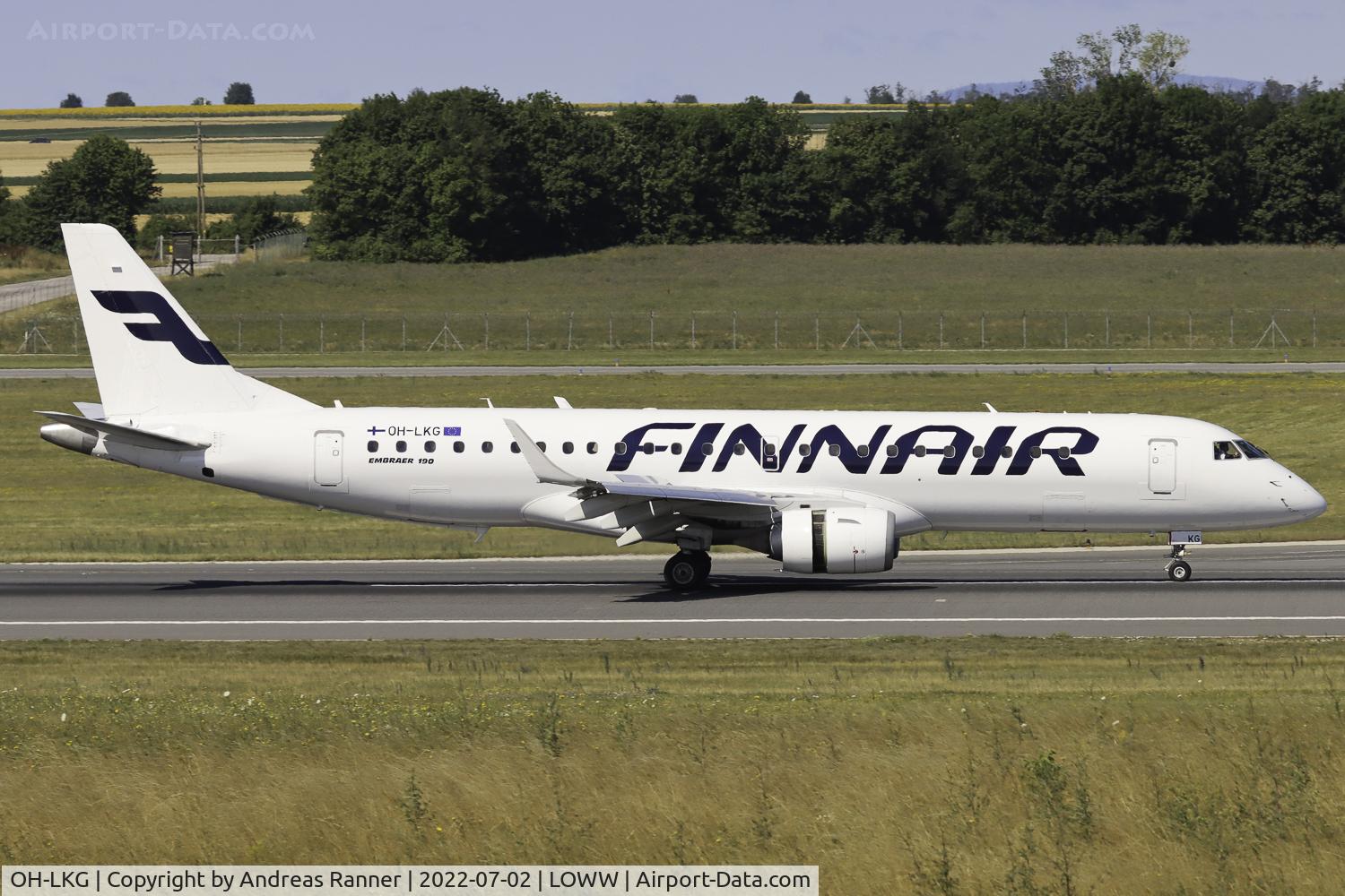 OH-LKG, 2007 Embraer 190LR (ERJ-190-100LR) C/N 19000079, Finnair ERJ-190