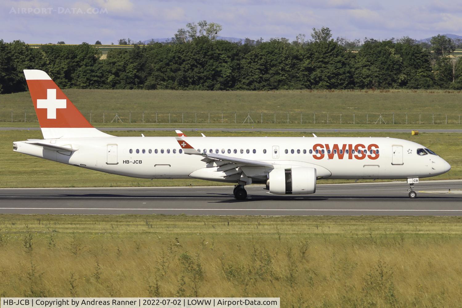 HB-JCB, 2017 Bombardier CSeries CS300 (BD-500-1A11) C/N 55011, Swiss CS300