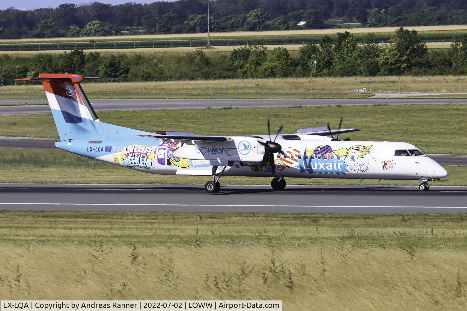LX-LQA, 2014 De Havilland Canada DHC-8-402 Dash 8 C/N 4468, Luxair DHC-8